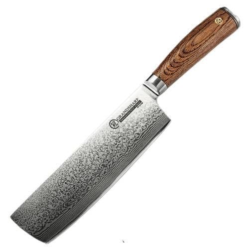 Couteau Nakiri Manche Pakka Brun | KietsuJapan