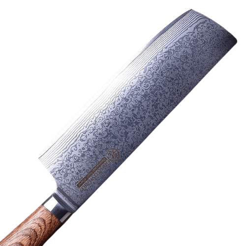 Couteau Nakiri Manche Pakka Brun | KietsuJapan