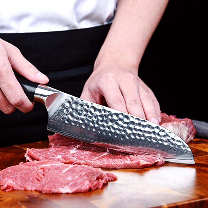 Couteau Santoku Damas | KietsuJapan