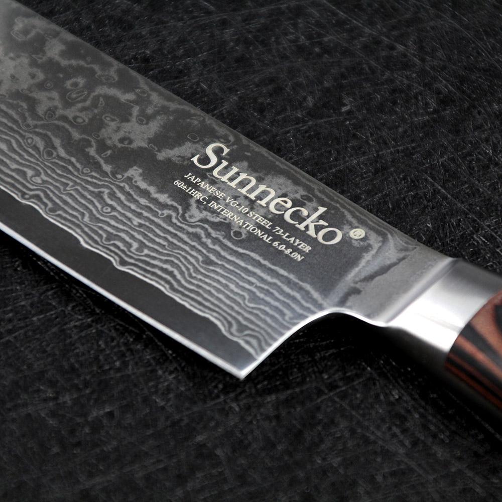 Couteau Santoku Lame Damas | KietsuJapan
