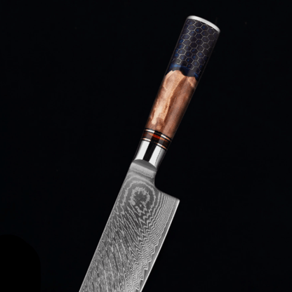 Couteau Santoku Manche Bois | KietsuJapan