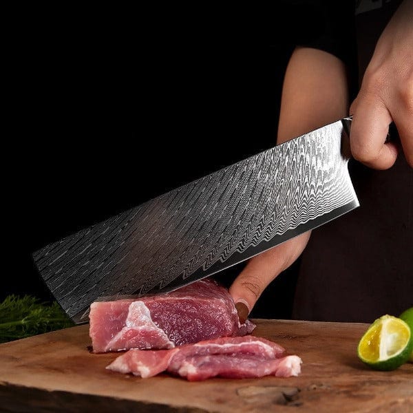 Couteau Santoku Manche Bois | KietsuJapan