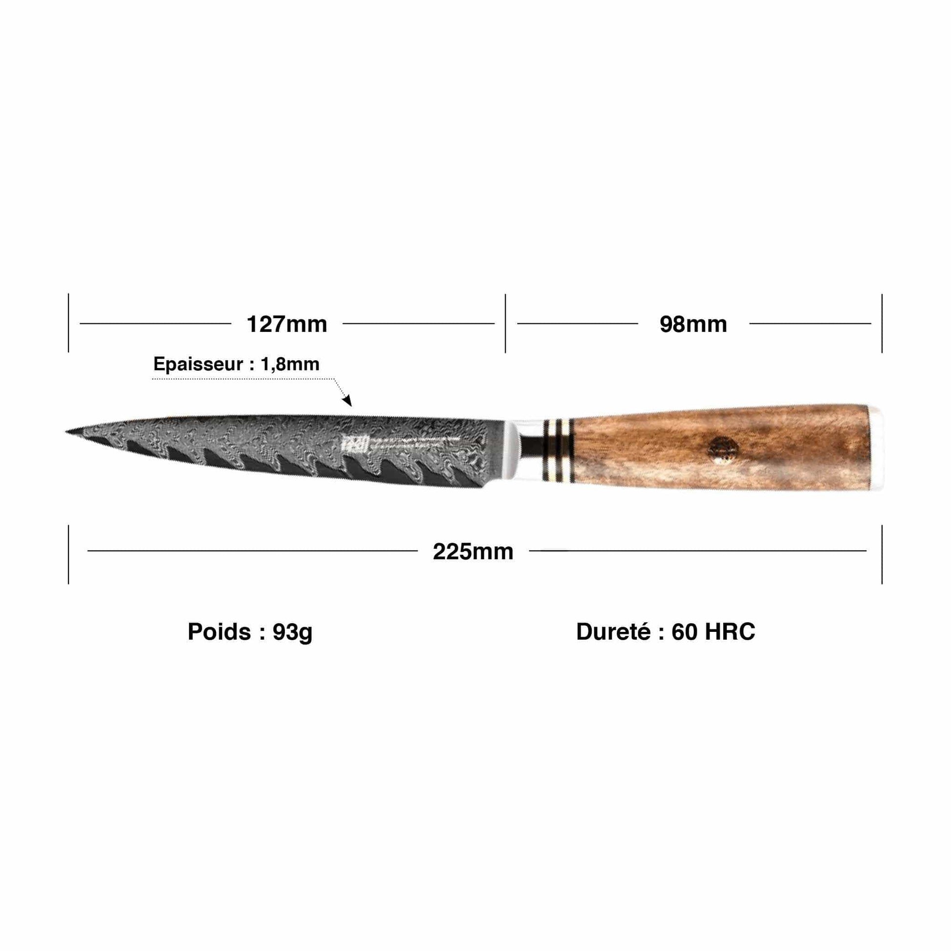 Couteau Shotoh Acier | KietsuJapan