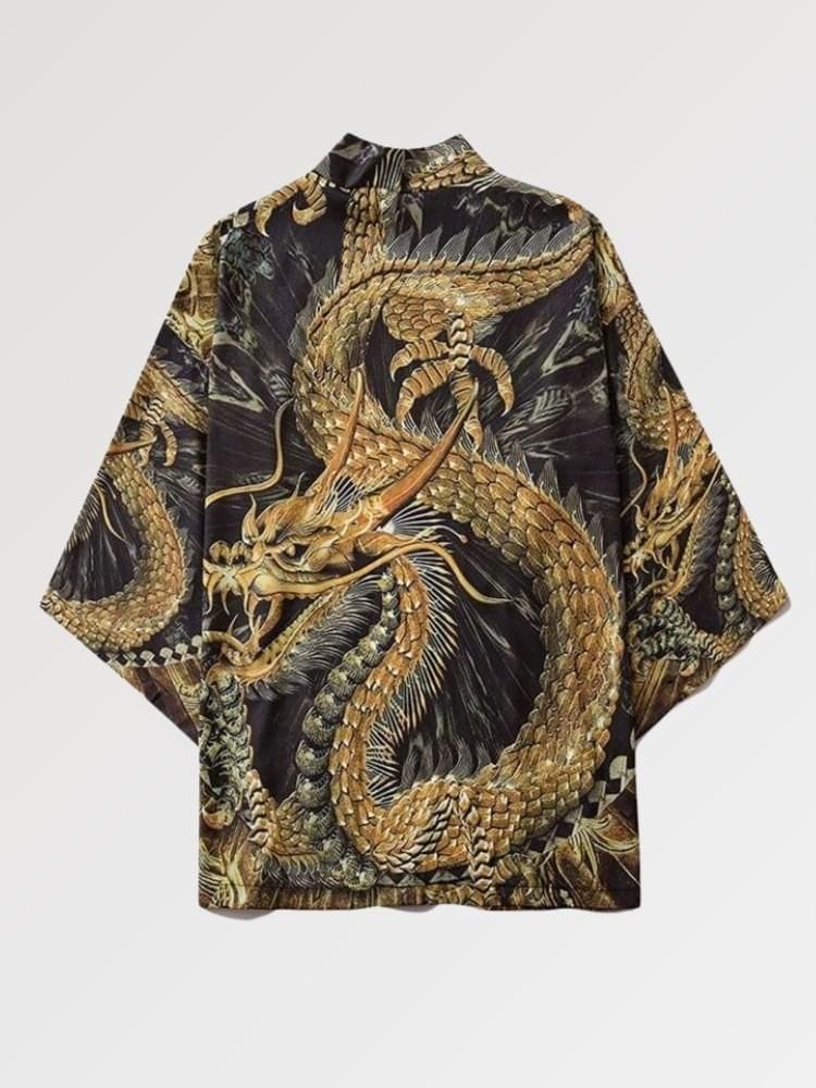 Kimono Dragon Homme Gold Drake