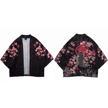 Kimono Haori </br> Kuro Sakana - KietsuJapan