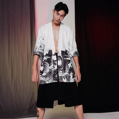 Kimono Haori </br> Shiroi Ryu