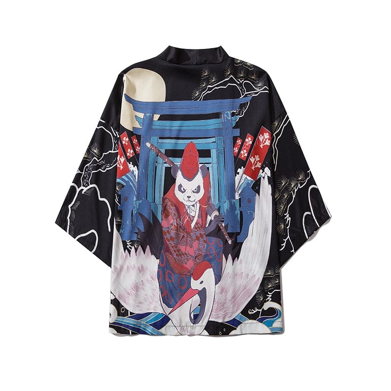 Kimono Haori - Panda Samouraï - KietsuJapan