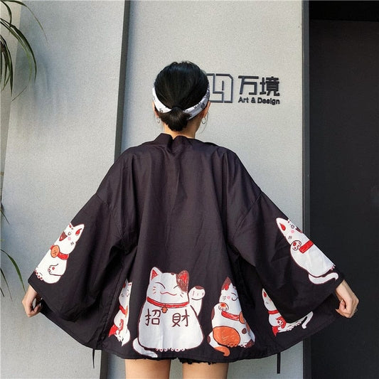 Kimono japonais </br> Femme Neko