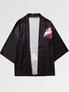 Kimono Noir et Blanc Femme Mizuho