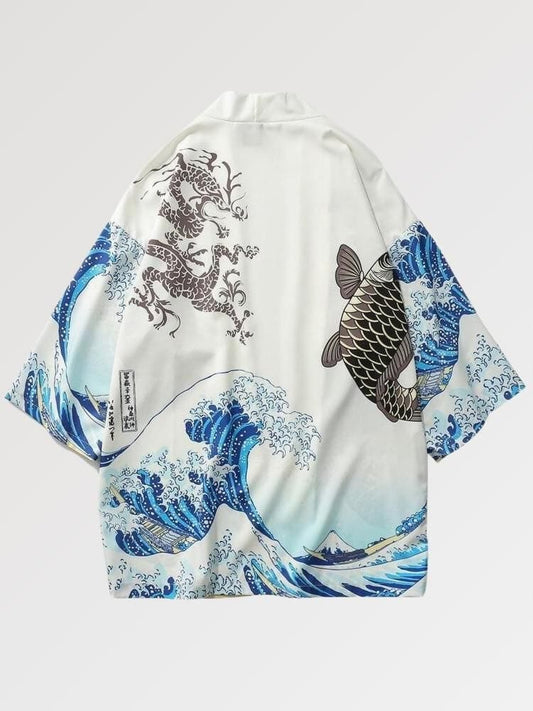 Kimono Vague Kanagawa x Carpe koi