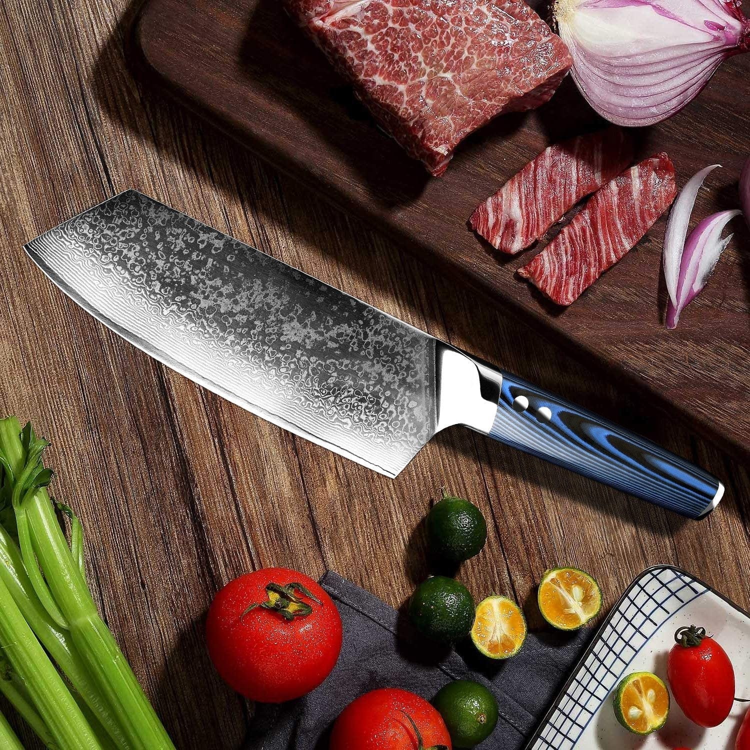 Lame Nakiri Manche Bleu | KietsuJapan