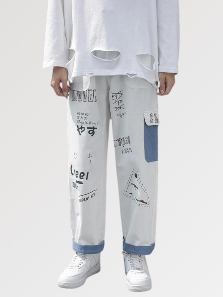 Pantalon Coréen Homme 'Graphic Pad'