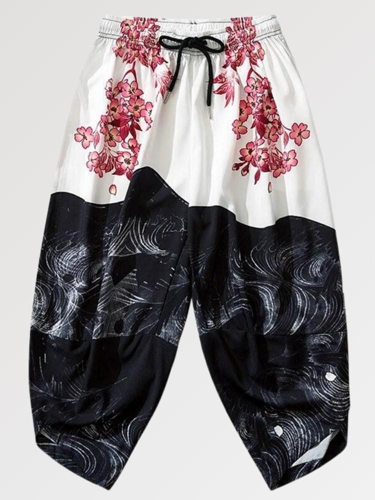 Pantalon Motif Japonais 'Tsushima'