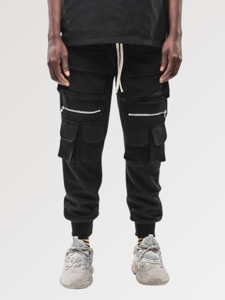 Pantalon Noir Streetwear |Nekketsu