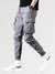 Pantalon Streetwear Gris 'Techwear'