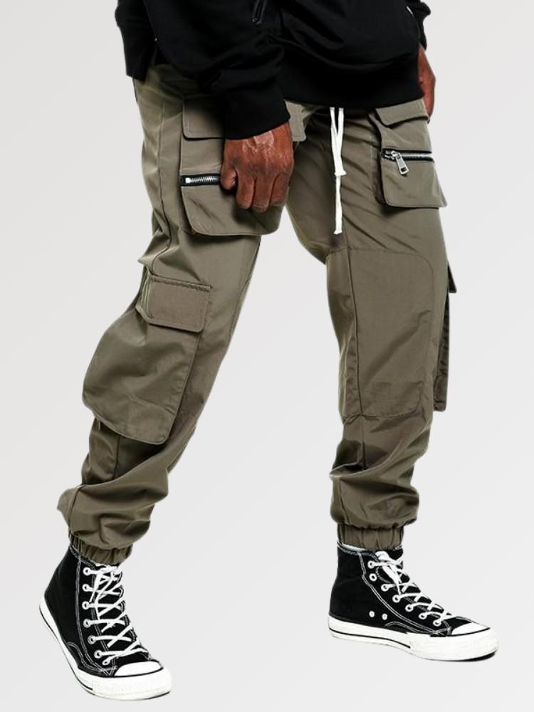 Pantalon Streetwear Kaki 'Akimodo'