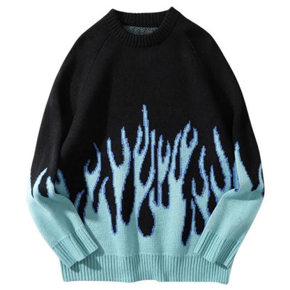 Pull Flamme Bleu Yatomi