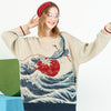 Pull Vague Japonaise Kanagawa