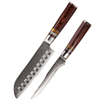 Set Couteaux Cuisine Bois Naturel | KietsuJapan