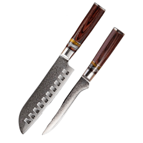 Set Couteaux Cuisine Bois Naturel | KietsuJapan