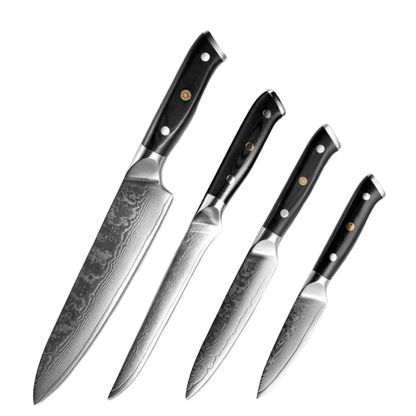 Set de 4 Couteaux Damas | KietsuJapan