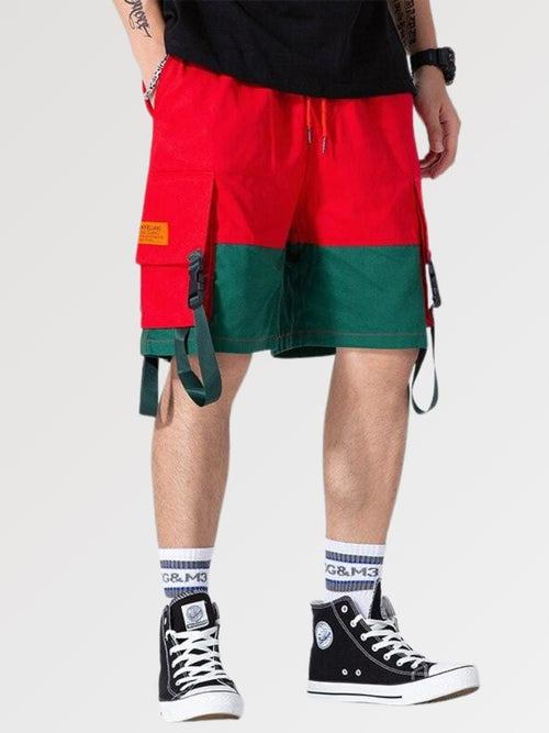 Short Cargo Rouge | KietsuJapan