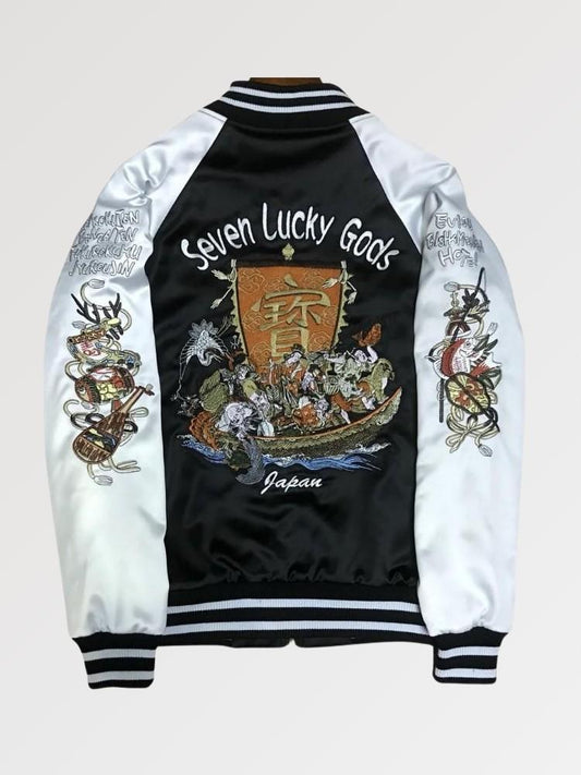 Sukajan Bomber Seven Lucky Gods