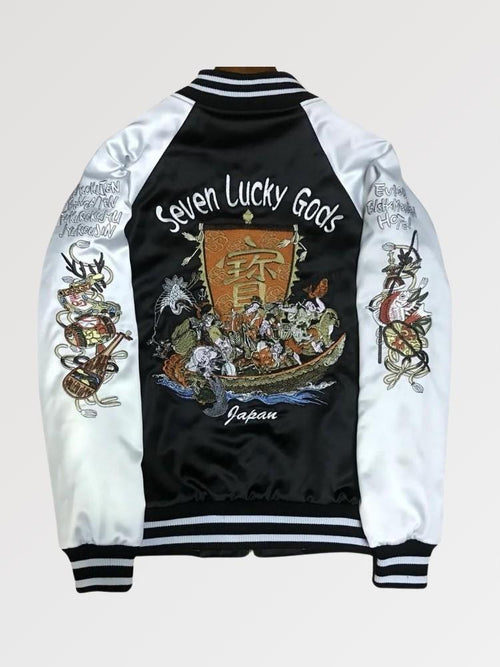 Sukajan Bomber Seven Lucky Gods