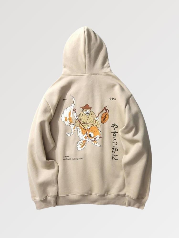 Sweat Coton Japonais Neko x Koi