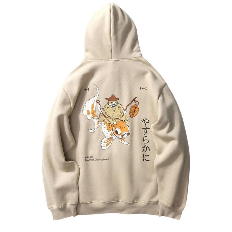 Sweat Coton Japonais Neko x Koi