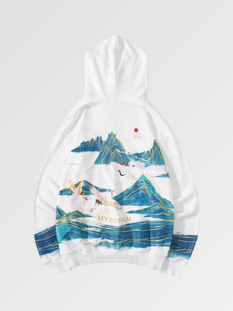 Sweat Paysage Japonais Sodegaura