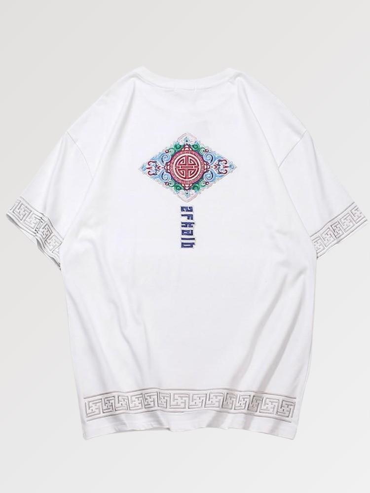 T-Shirt Broderie Japonaise Kadoma