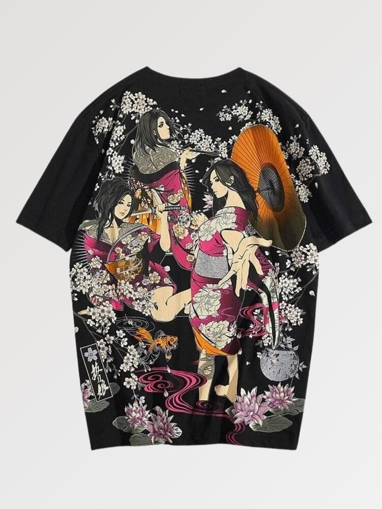 T-Shirt Japonais Geisha Niigata