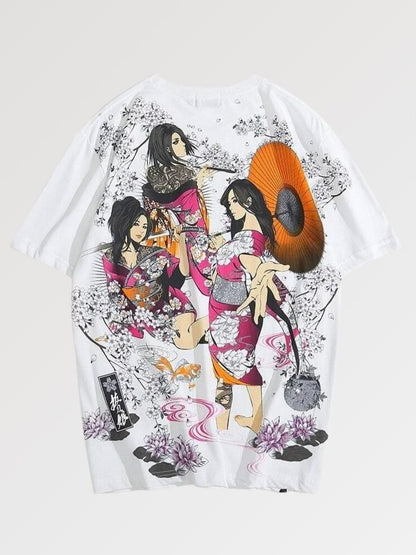 T-Shirt Japonais Geisha Niigata