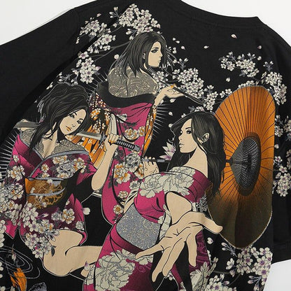 T-Shirt Japonais Geisha Niigata