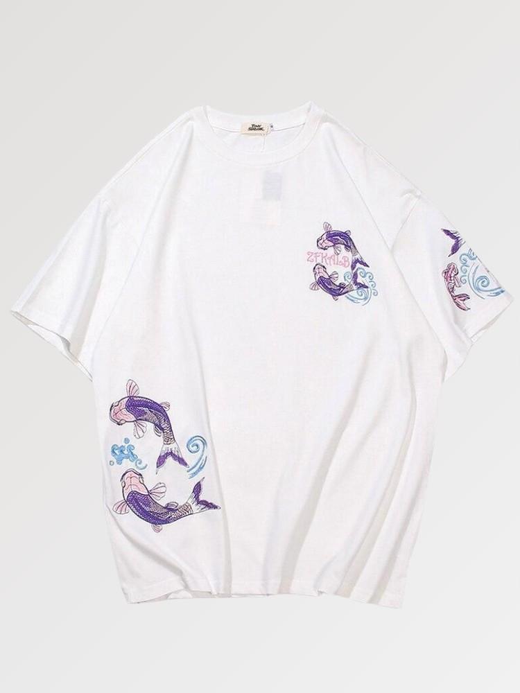 T-Shirt Motif Japonais Matsubara
