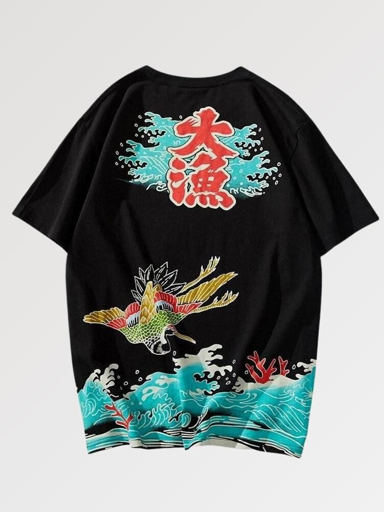 T-Shirt Oiseau Japonais Ginowan