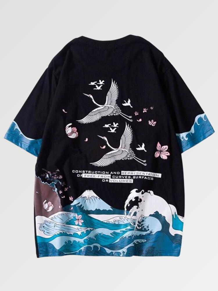 Tee Shirt Motif Japonais Ninomiya