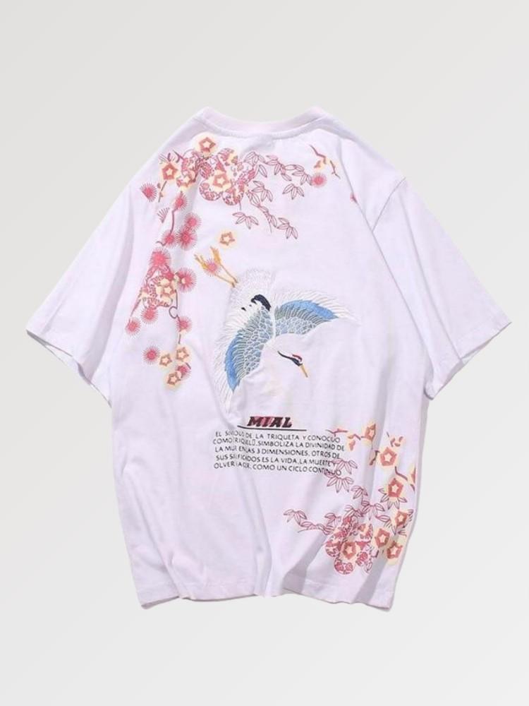 Tee Shirt Oiseau Japonais Noshiro