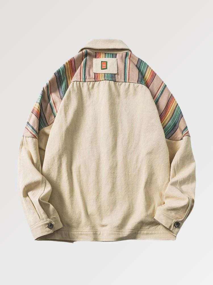 Veste en Jean Beige Safari x Kastudio