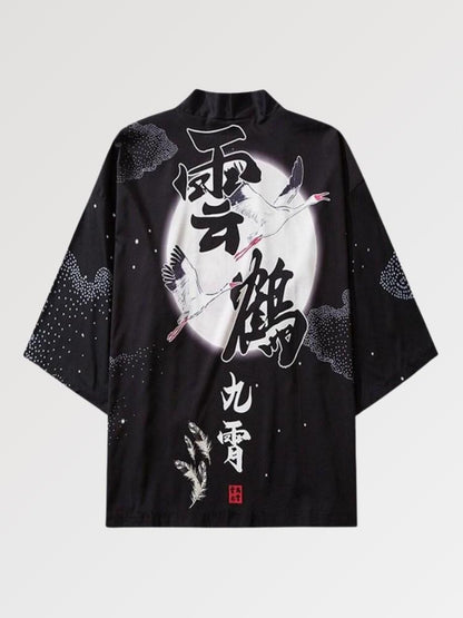 Veste Kimono Noir Shinshiro
