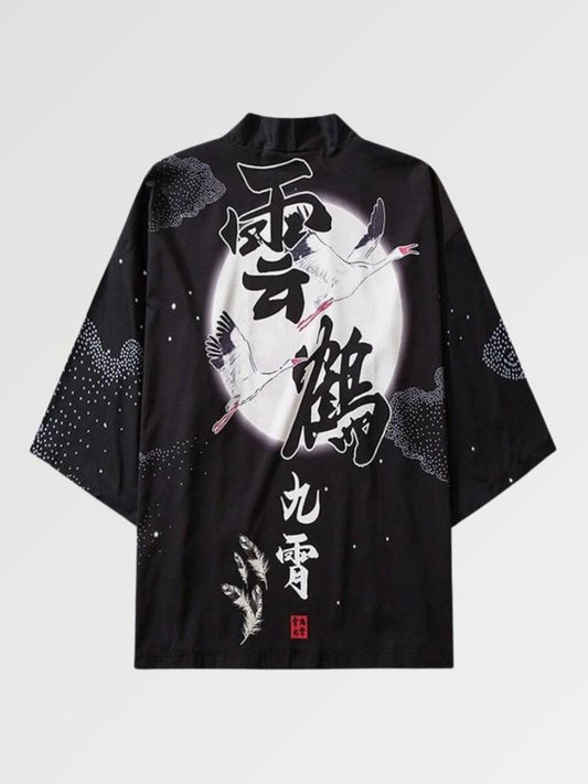 Veste Kimono Noir Shinshiro