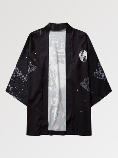 Veste Kimono Noir Shinshiro